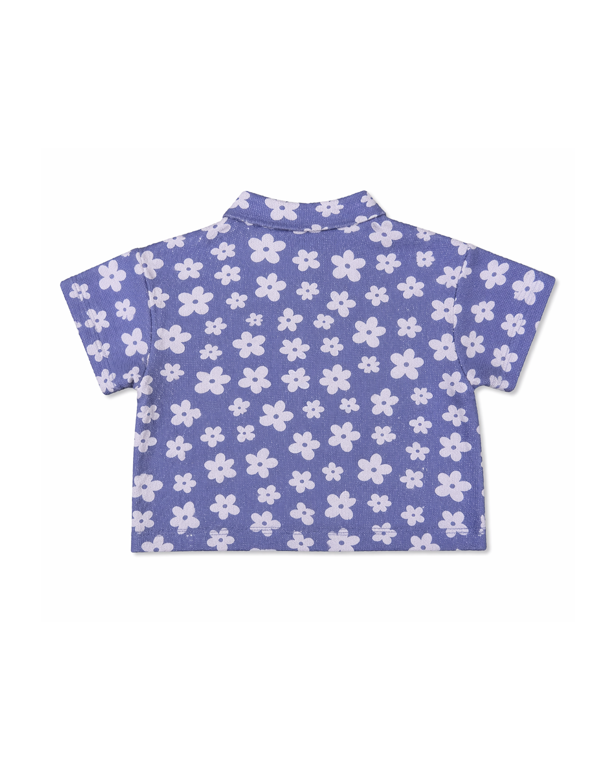 Norah Flowers Waffle Polo