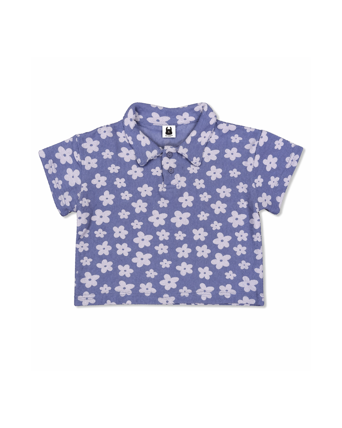 Norah Flowers Waffle Polo