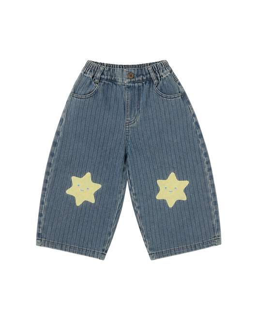 Kennie Starry Pinstripe Denim Pants