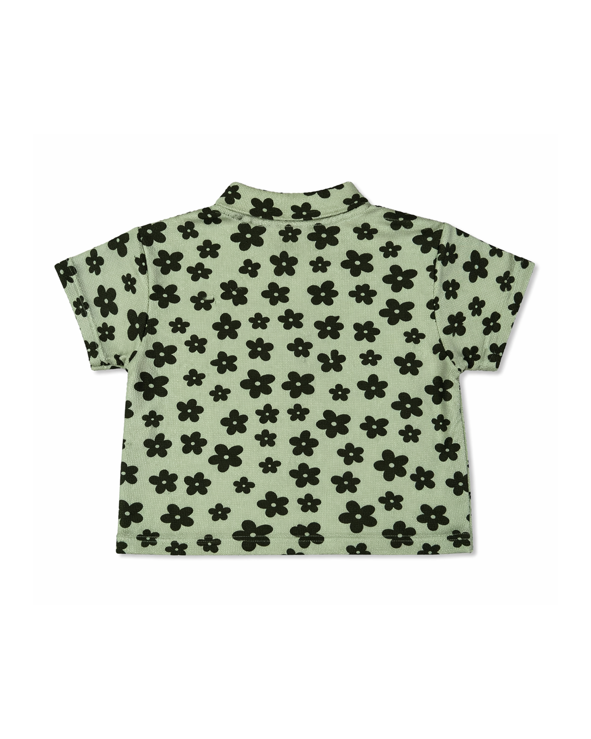 Norah Flowers Waffle Polo