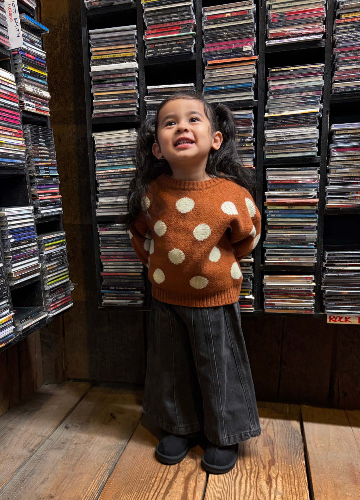 May Wide Washed Denim Pants